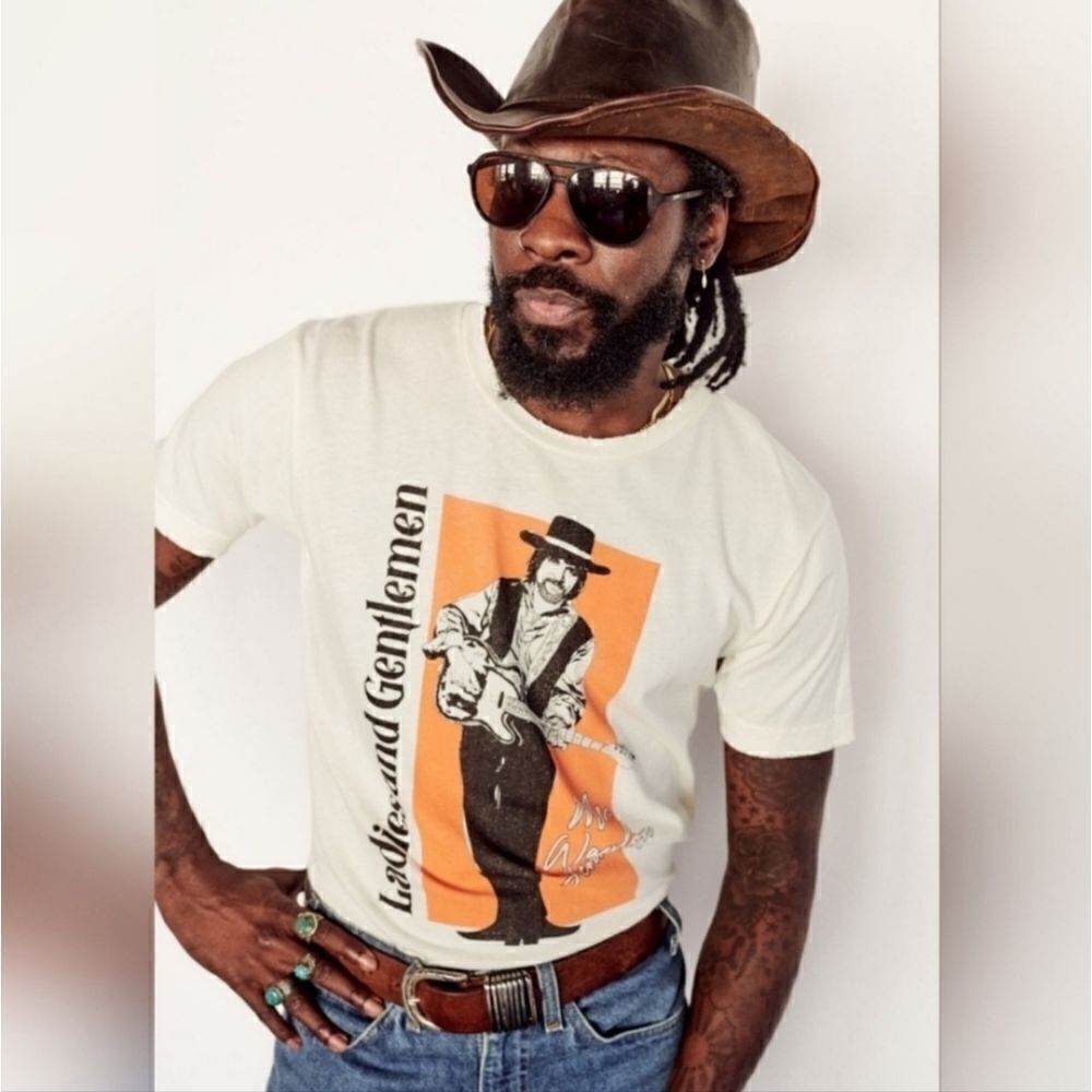 NWOT Midnight Rider Ladies & Gentlemen Waylon Jennings Unisex Tee Sz Extra Large